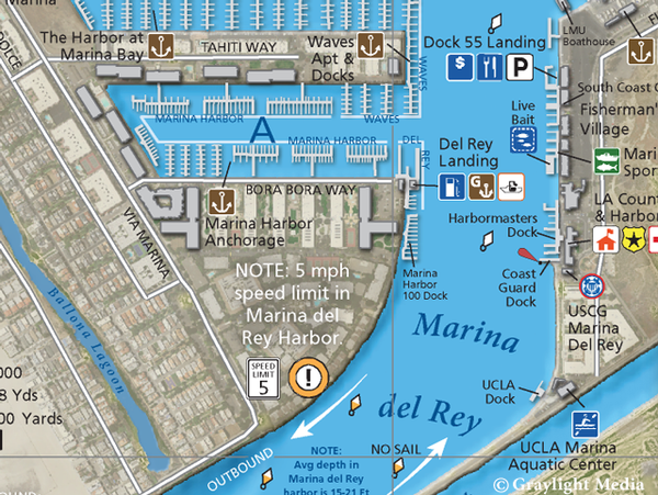 Small craft facilities in Marina Del Rey Harbor