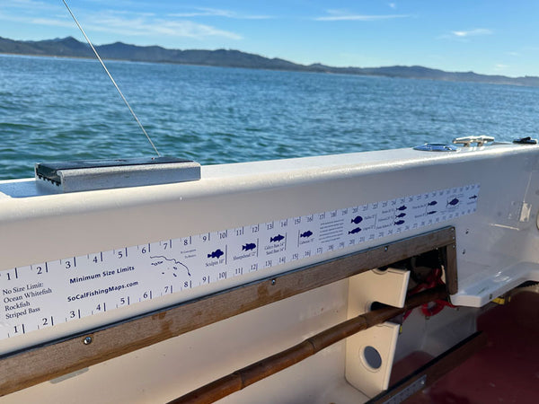 Measure your catch with our regulation fish ruler